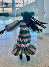 Load image into Gallery viewer, THE MIDDLE DAUGHTER Second Time Around Dress, Perrier Green Stripe dress (SZ 9-10)