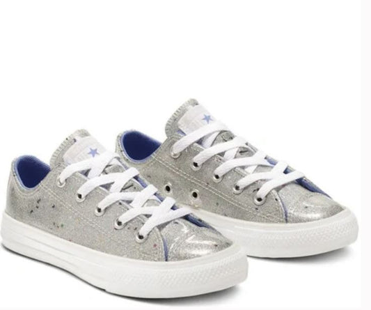 Converse CTAS OX Glitter Sneakers (SZ 2)