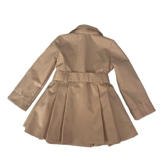 TAHARI Double Breasted Lined Trench Raincoat (SZ 18M)