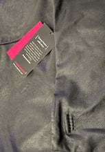 Cargar imagen en el visor de la galería, Commando Fx Leather Slit Midi Skirt (SZ L)