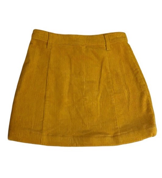 ORANGE CORDUROY SKIRT (6/6X)