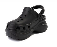 Load image into Gallery viewer, Womens Crocs Classic Bae Platform Clog - Black (SZ 9)