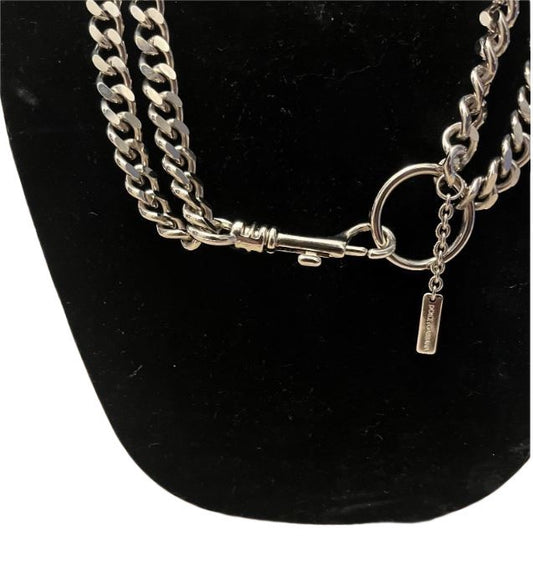 Authentic Vintage Dolce&Gabbana Metal Lady Belt