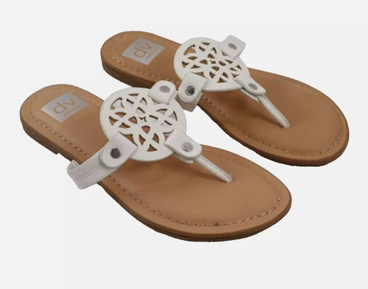 Girls Dolce Vita Candle sandal - White (SZ 5)