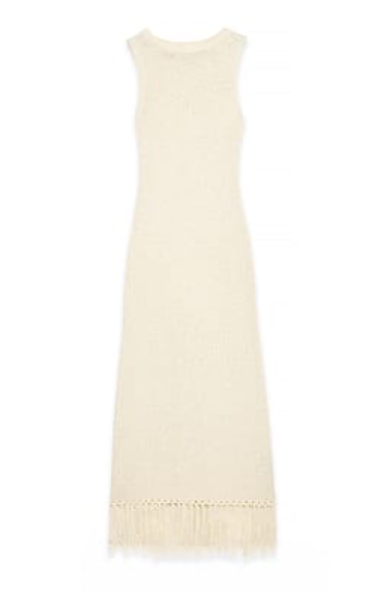 NA-KD Knitted Fringe Dress (XL)