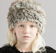Load image into Gallery viewer, Appaman Girls Faux Fur Winter Hat Beanie Kids Chic Rambler Hat (SZ L)
