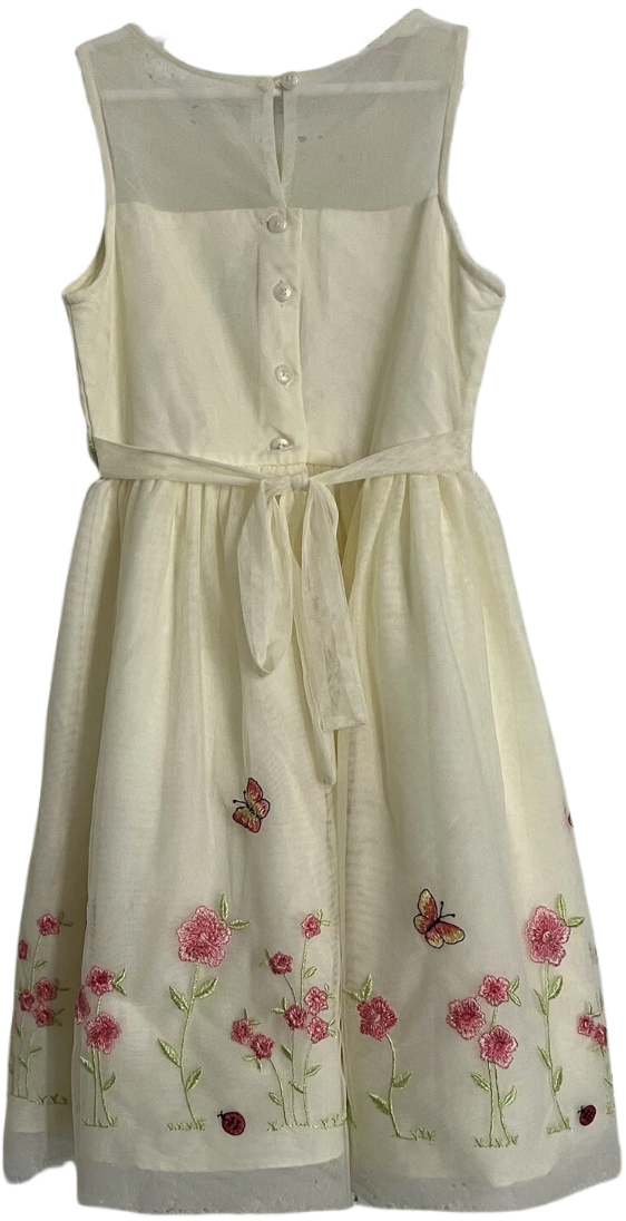 Jona Michelle Butterfly Tulle Spring Dress (SZ 8)