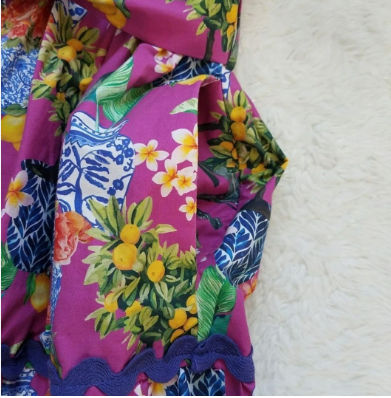 Emily Lovelock Limoncello Dress in Orchid (SZ S)