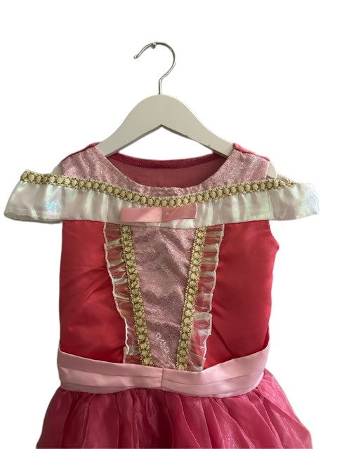 PINK FANTASY PLAY OFF SHOULDER DRESS COSTUME (SZ 8-10)