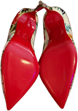 Load image into Gallery viewer, Christian Louboutin Multicolor Hawaii Floral Print Leather Pigalle Follies Pumps (SZ 40.5)