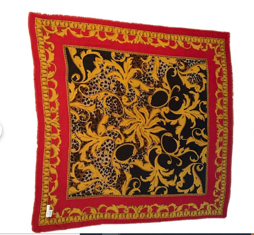 Vintage 90s Domani Scarf Made In Italy For Gantos