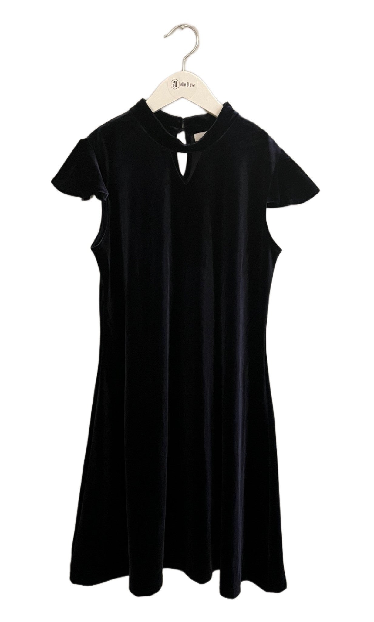 CHILDREN'S PLACE BLUE VELVET DRESS (SZ 16) – elleandava