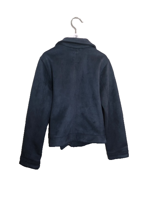 OLD NAVY BLUE MOTO JACKET (SZ 8)