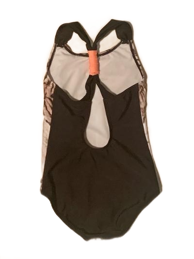 LION PRINT ONE PIECE SWIMSUIT SZ S (6-6X)