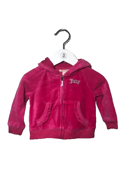 PINK JUICY COUTURE VELOUR JACKET (SZ 12-18M)