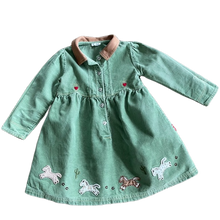 Load image into Gallery viewer, LE TOP CORDUROY DRESS (SZ 3M)