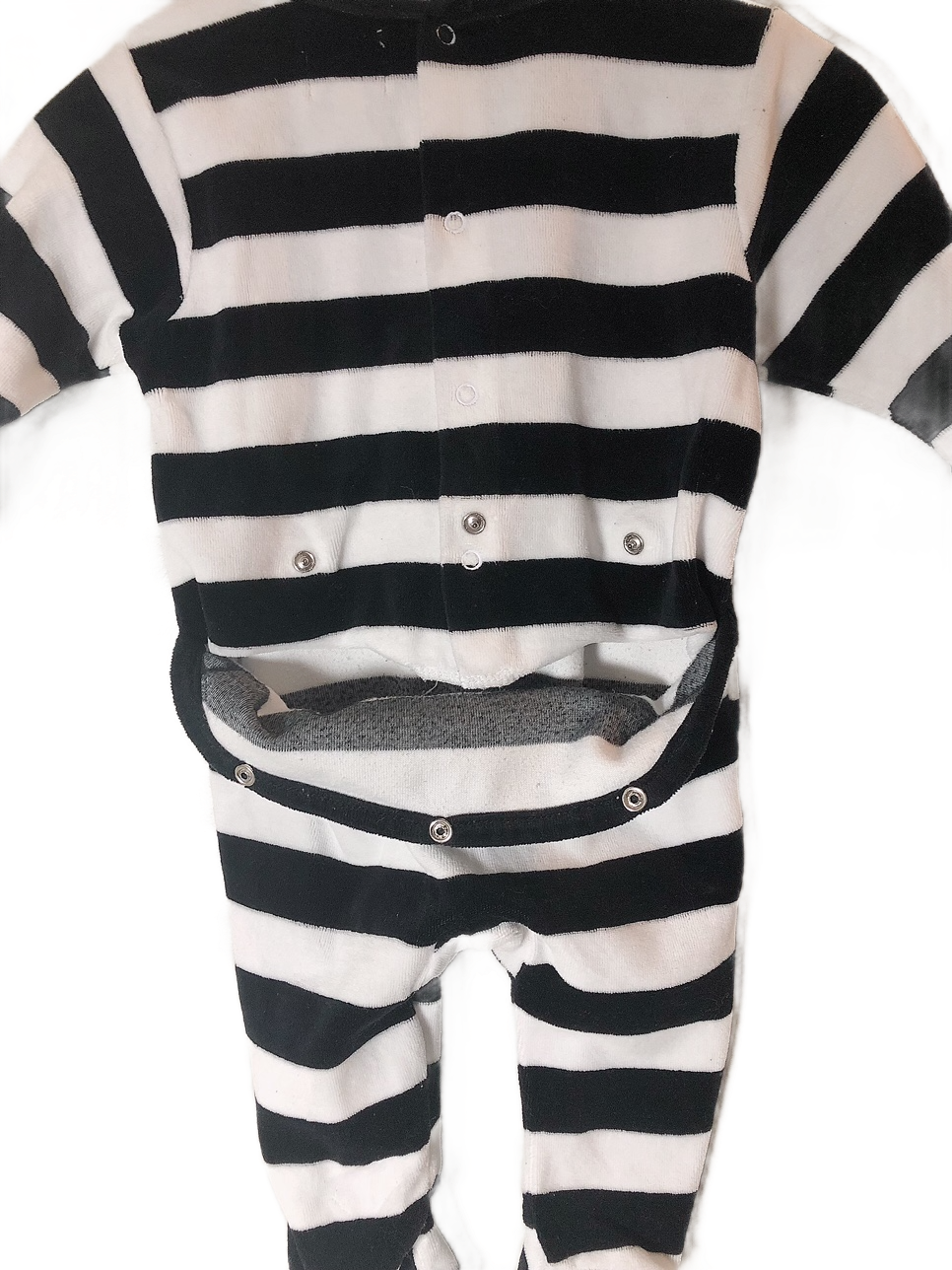 LEVERET Designed in France STRIPED ONESIE (SZ 3M)