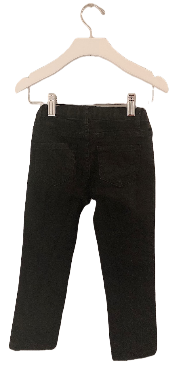 THE CHILDREN'S PLACE BLACK SKINNY JEANS (SZ 4T)