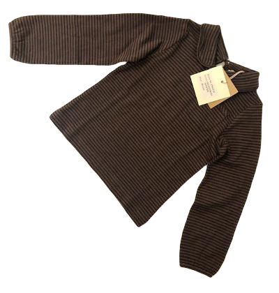 NWT OLIVE JUICE STRIPE SHIRT (SZ 2Y)