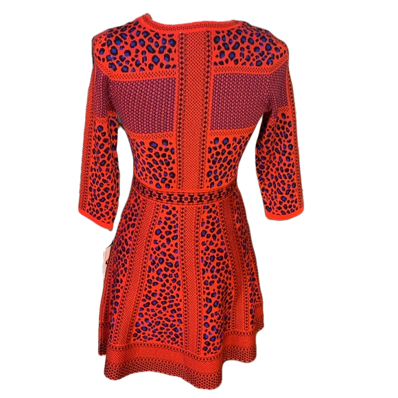 GB GIRLS SWEATER DRESS - ANIMAL PRINT (SZ XL)