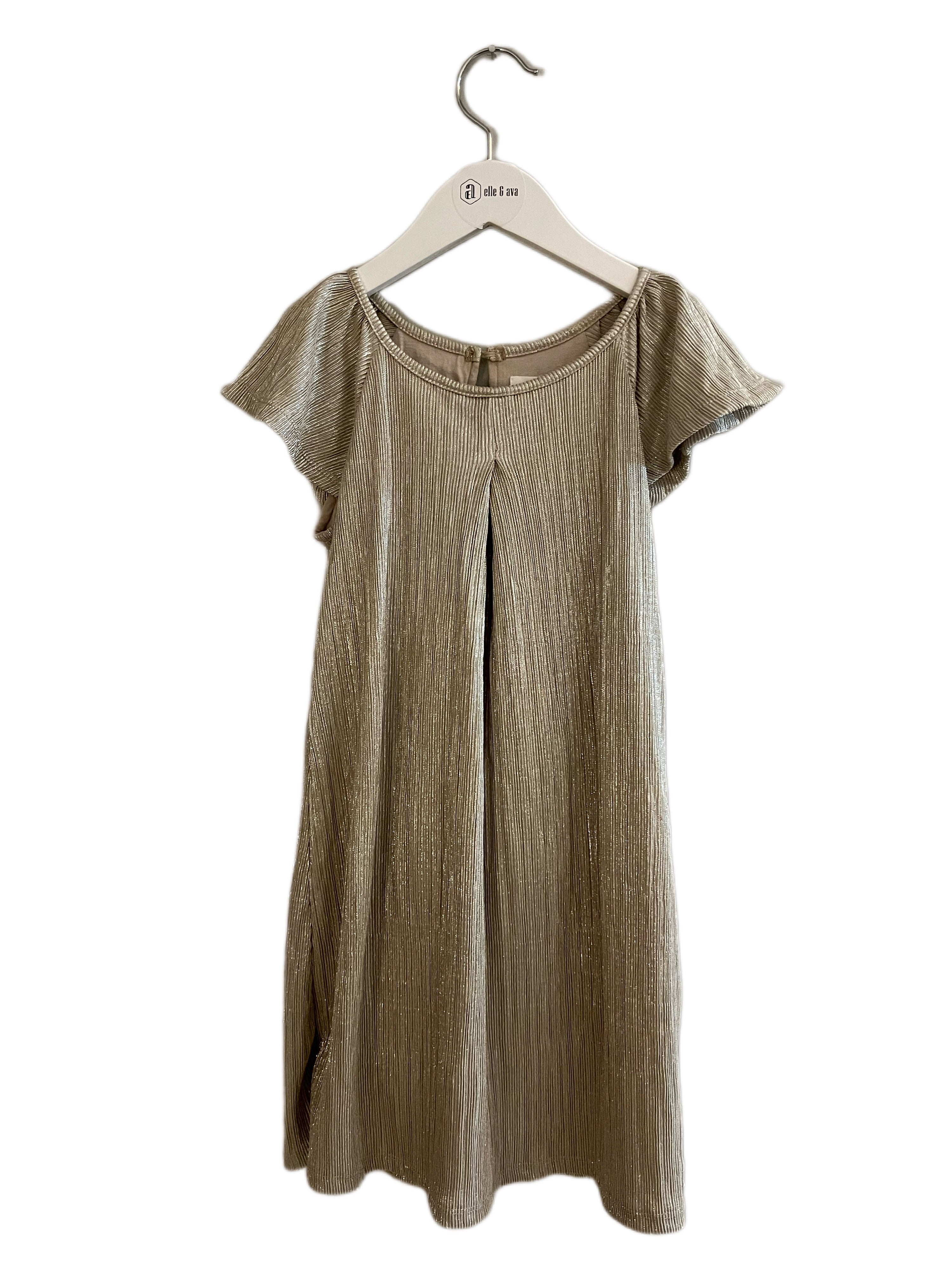 GAP GOLD HOLIDAY DRESS (SZ 6-7) GAP GOLD HOLIDAY DRESS (SZ 6-7)