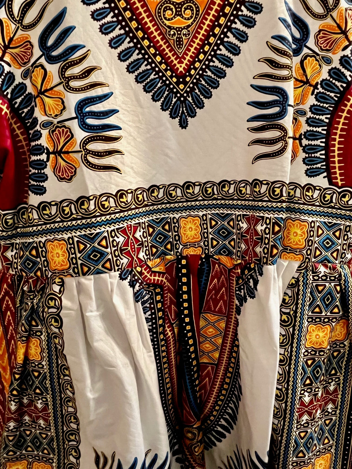 HITARGET WAX PRINT DRESS (SZ 8)