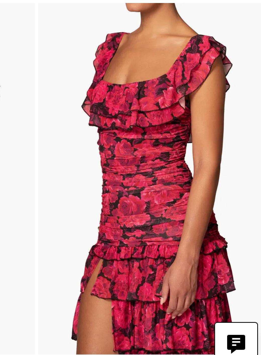 JLUXLABEL Ruffle Off The Shoulder Tiered Maxi Dress (XL)