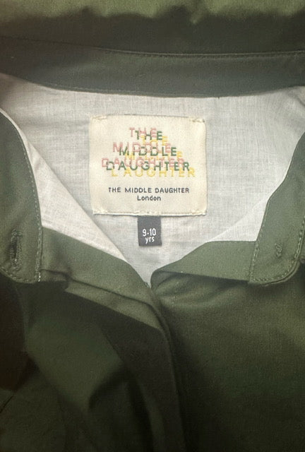 THE MIDDLE DAUGHTER LONDON Cavelo Nero/Chartreuse Apple Pie Dress (SZ 9-10)