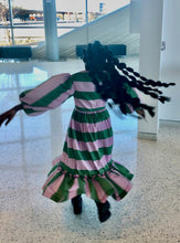 Load image into Gallery viewer, THE MIDDLE DAUGHTER Second Time Around Dress, Perrier Green Stripe dress (SZ 9-10)
