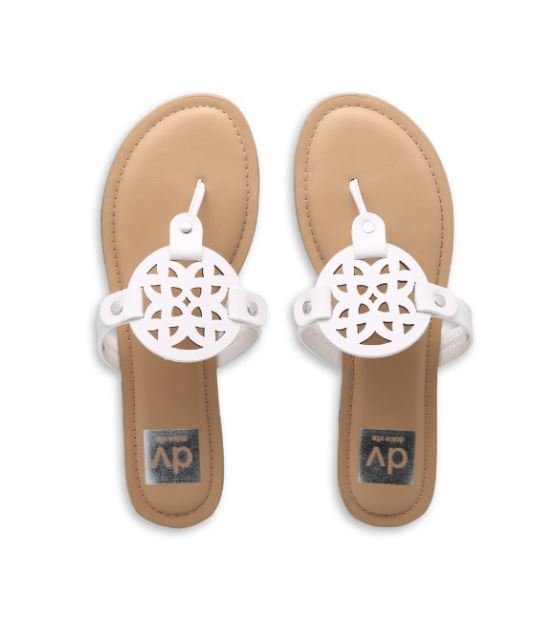 Girls Dolce Vita Candle sandal - White (SZ 5)