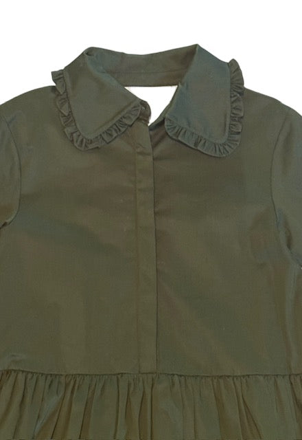 THE MIDDLE DAUGHTER LONDON Cavelo Nero/Chartreuse Apple Pie Dress (SZ 9-10)