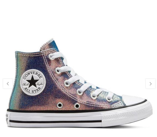 Converse - Girl - GS All Star Hi - Iridescent Glitter (SZ 4)