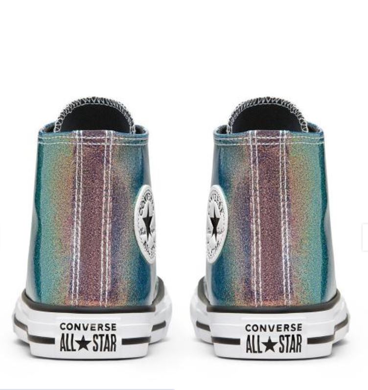 Converse - Girl - GS All Star Hi - Iridescent Glitter (SZ 4)