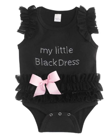 Baby My Little Black Dress Onesie (0-6 Months)