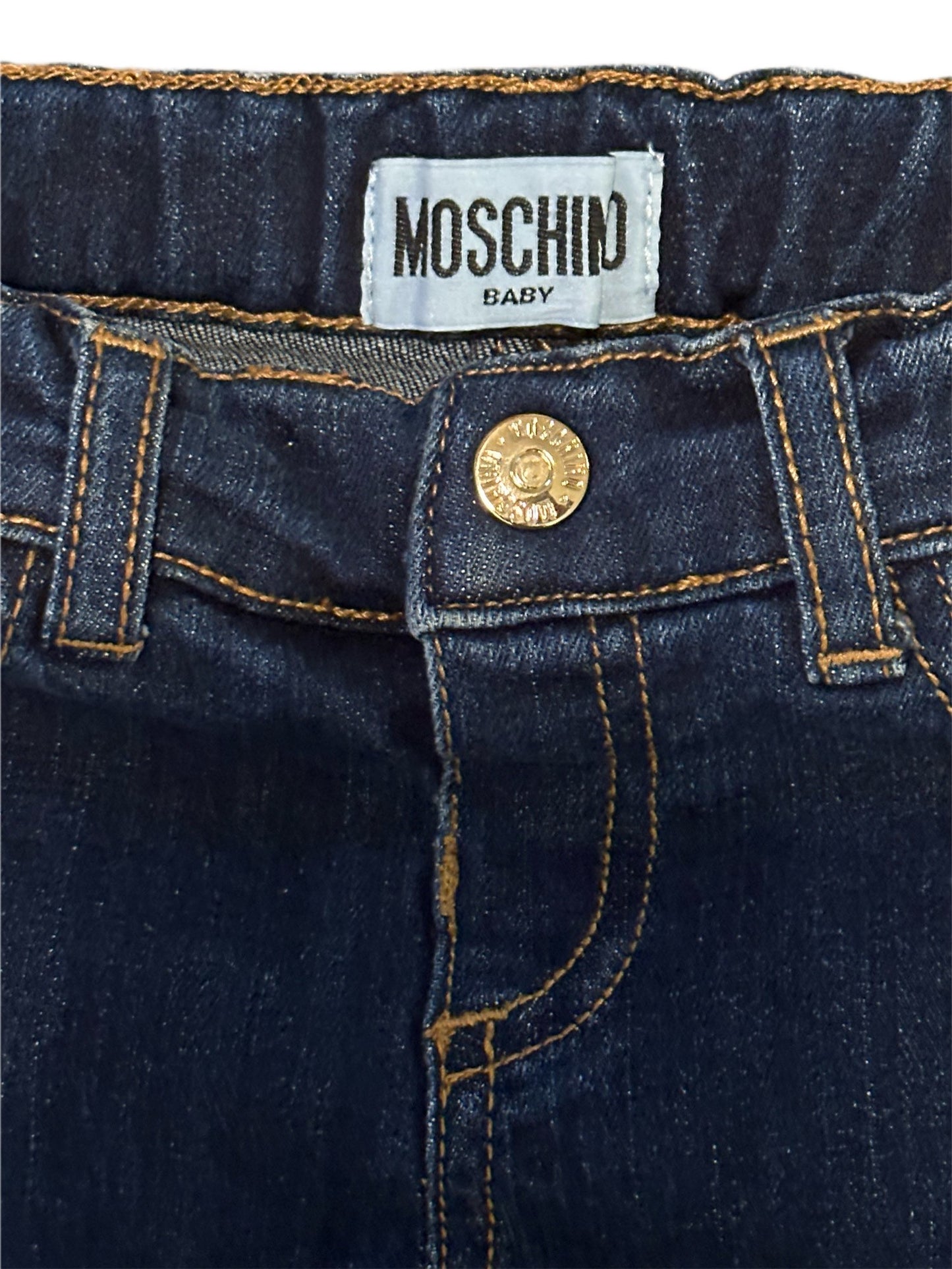 MOSCHINO BABY DENIM PANTS (SZ 3-6 MONTHS)
