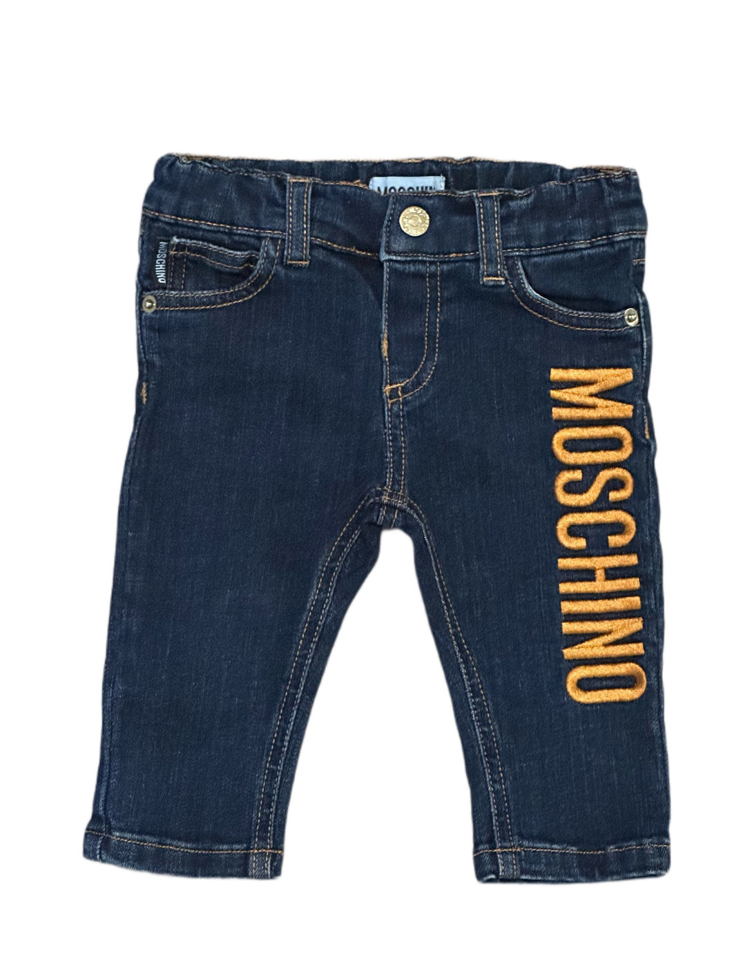 MOSCHINO BABY DENIM PANTS (SZ 3-6 MONTHS)