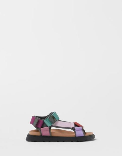 Zara Girls Multi-Colored Sandal (SZ 4)