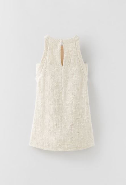 ZARA Textured Cut Out Dress (SZ 10)