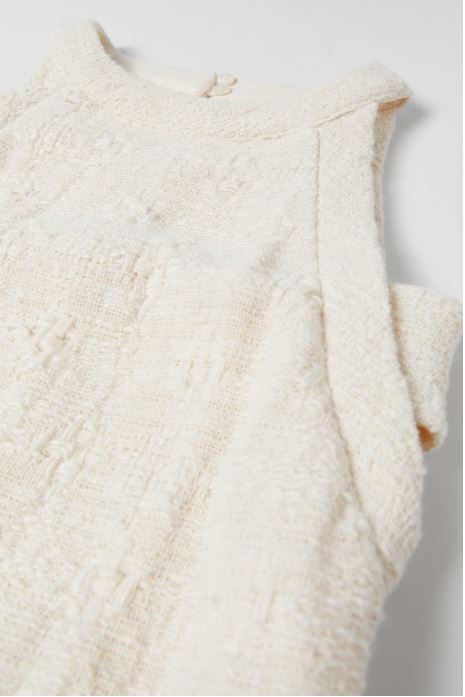 ZARA Textured Cut Out Dress (SZ 10)