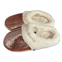 Load image into Gallery viewer, PINK SEQUIN BEBE SLIPPERS (4/5)
