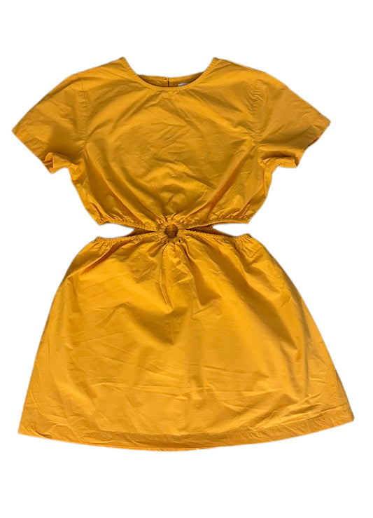ZARA YELLOW CUTOUT DRESS (SZ 9)
