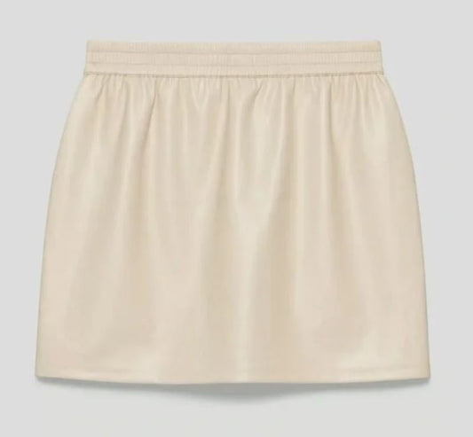 Women's Aritzia Babaton Faux Leather Mini Skirt (LG)