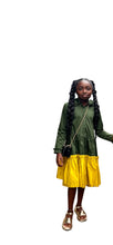 Cargar imagen en el visor de la galería, THE MIDDLE DAUGHTER LONDON Cavelo Nero/Chartreuse Apple Pie Dress (SZ 9-10)
