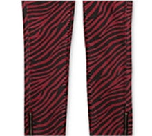 Load image into Gallery viewer, Hudson Girl&#39;s Zebra Print Skinny Jeans Red (SZ 10)
