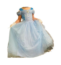 Cargar imagen en el visor de la galería, Princess Cinderella Disney Dress-up Costume (SZ10-11)
