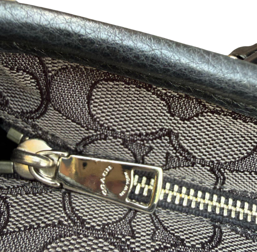 Coach Signature Monogram Tote