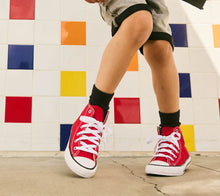 Load image into Gallery viewer, Converse Chuck Taylor All Star Hi Sneaker - Red (SZ 1.5)
