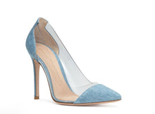 Load image into Gallery viewer, Denim GIANVITO ROSSI Pumps (SZ 10.5)
