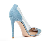 Load image into Gallery viewer, Denim GIANVITO ROSSI Pumps (SZ 10.5)
