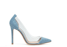 Load image into Gallery viewer, Denim GIANVITO ROSSI Pumps (SZ 10.5)
